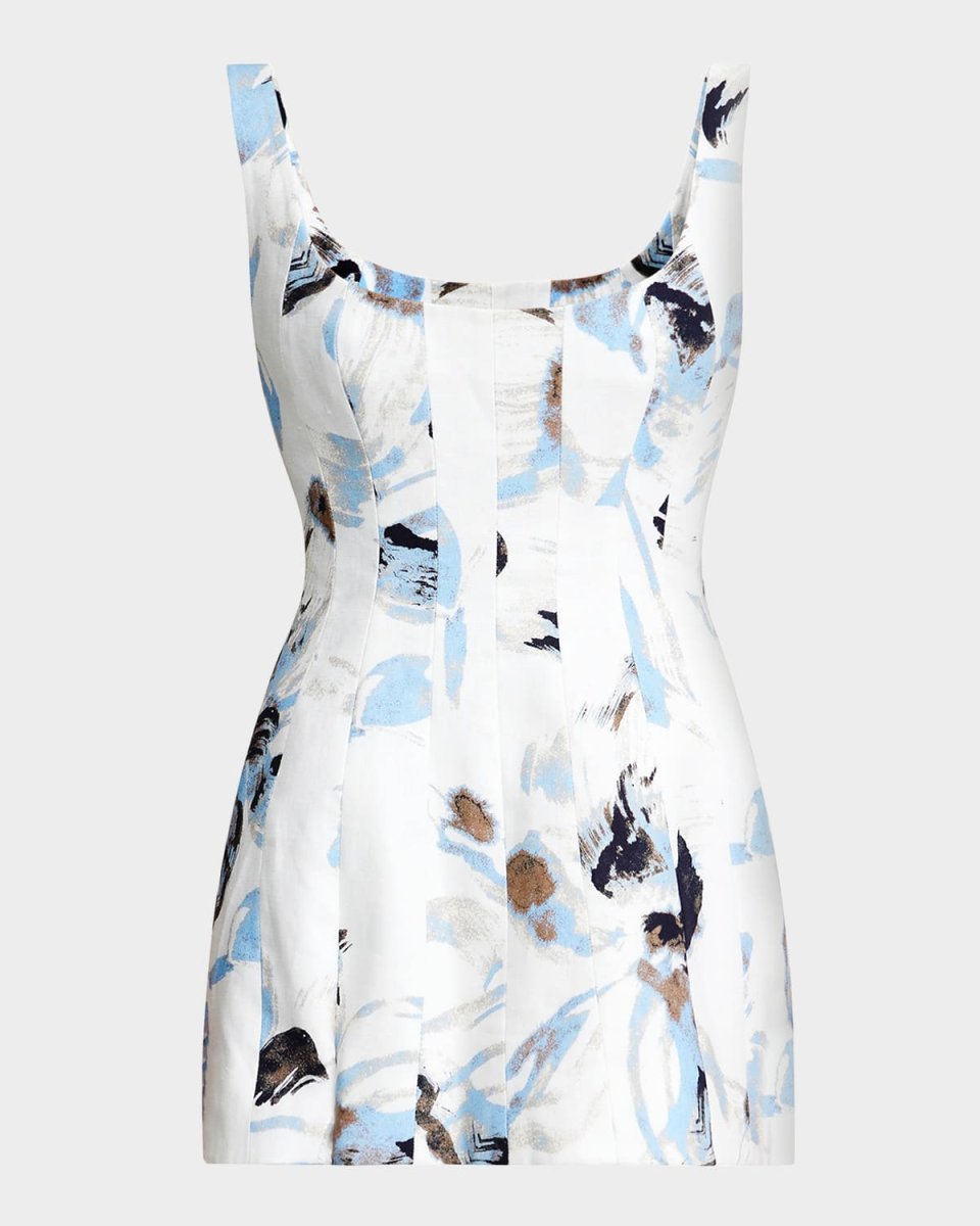 Rosalie Printed Sleeveless Mini Dress